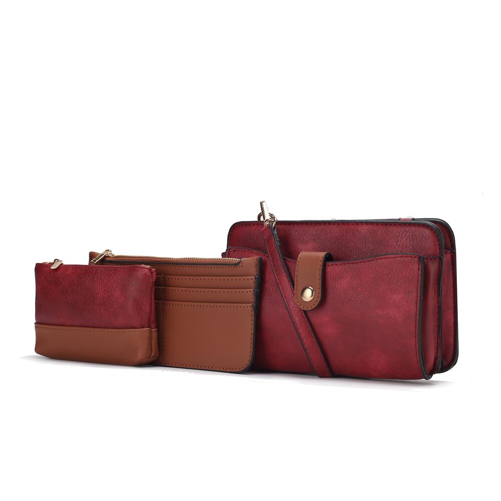 4096 Crossbody bag , Vegan Leather Shoulder Bag Handbag Purse with Card